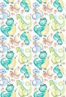 MUZI Cartoon Dinosaur Theme Photography Backdrops Background Newborn Baby Girls Birthday Party Photo Booth Portrait for Studio Prop 5x7ft XT-6634