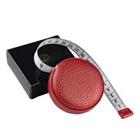 3m/120" Tape Measure Body Measuring Tape for Body Cloth Tape Measure for Sewing Fabric Tailors Medical Measurements Tape Dual Sided Leather Tape Measure Retractable (Red, 1 Pack)