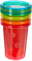 The First Years Take & Toss Spill Proof Straw Cups, 10 Ounce, Pack of 4