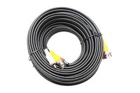 SPT Security Systems Premade Premium Siamese Power, Video & Audio Cable (Black) - 50' - 93-VP50B3-6