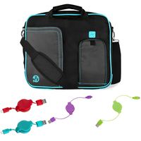 Back to School Messenger Bag and Cables for HP Envy ProBook Stream Chromebook Pavilion 10.1 inch 11.6 inch 12 inch