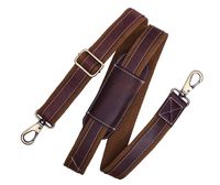 Travel Duffle Strap Replacement Adjustable Shoulder Strap; for Messenger, Laptop, Camera, Travel Bags and More (Walnut)