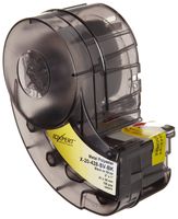 Brady X-20-428-SV-BK IDXPERT 1" Height, 2" Width, B-428 Metallized Polyester, Black On Silver Color Label (100 Per Cartridge)