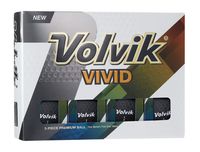 Volvik Vivid Golf Balls - Matte Black
