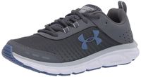 Under Armour Men's Charged Assert 8 Running Shoe, Pitch Gray (103)/White, 11.5