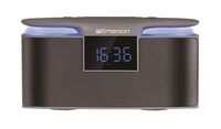 Emerson Portable Bluetooth Speaker, 12W Stereo, USB Charging, Hands Free Calling, Night Light, ER-BT200 Clock and FM Radio