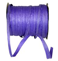 Reliant Ribbon 25124-064-01C Paper Raffia Ribbon, 1/4 Inch X 100 Yards, Purple
