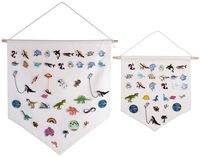 KimYoung Enamel Pin Wall Display Banner Pin Holder Lapel Pin Display Canvas Banner (Middle and Large Banner)