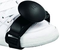 Meinl Percussion Foot Shaker with Strap-NOT MADE IN CHINA-Ideal for Cajon Players, Guitarists and Singer/Songwriters, 2-YEAR WARRANTY, (FS-BK)