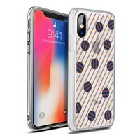 OtterBox Symmetry Clear Series Case for iPhone Xs and iPhone X (Only) - Retail Packaging - Dot the Line