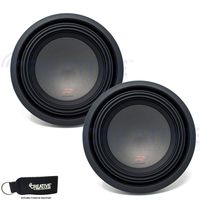 Alpine Two R-W10D4 R-Series 10-Inch Dual 4 Ohm Subwoofers bundle