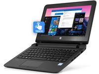 HP ProBook 11 EE G2 Notebook, 11.6" HD Touchscreen, Intel Dual-Core i3-6100U 2.3GHz, 8GB DDR4, 256GB SSD, 1 x HDMI, 1 x VGA, Card Reader, Intel HD Graphics 520, Wi-Fi, Bluetooth, Windows 10 Pro