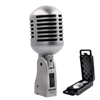 Nady PCM-200 Professional Classic Style Dynamic Microphone - Retro style vocal mic with carrying case, on/off switch, low-cut filter - Vintage look...