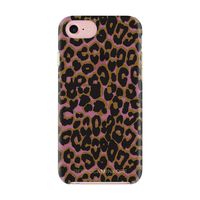 Rebecca Minkoff iPhone 7 Case, Double Up Designer Phone Case fits Apple iPhone 7 - Leopard Print Tinted Case/Brown Multi