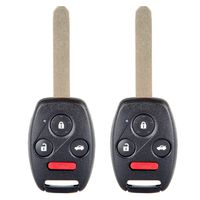 ECCPP Replacement fit for Uncut 313.8MHz Keyless Entry Remote Key Fob Honda Pilot/Accord KR55WK49308 (Pack of 2)