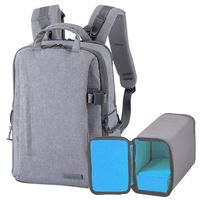 ELECOM Professional Camera Backpack DSLR, SLR, Mirrorless | Compact, Portable, Lightweight Travel Bag | Fits 15.6" Laptop, Mobile Devices | Adjustable Shoulder Straps