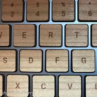 Lazerwood Keys for Apple MacBook Pro Touch - Cherry