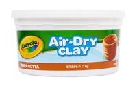 Crayola Terra Cotta Air Dry Clay 2.5 Pound Bucket