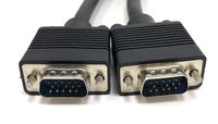 Micro Connectors, Inc. 100 feet X/S/VGA Coaxial HD15 Male To Male Monitor Replacement Cable Double Shield with Ferrites (M05-112DS-100)