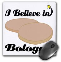 3dRose I Believe in Bologna Mouse Pad (mp_104849_1)
