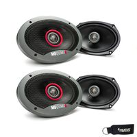 MB Quart - Two Pairs of Formula 6 X 9 Inch 2-Way Coaxial Car Speakers - FKB169