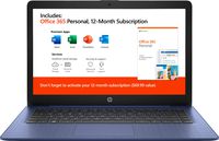 HP Stream 14" - AMD A4-9120e - Radeon R3-4GB Ram - 64GB eMMC - Blue