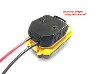 battery adapter for DeWALT 12v Max dock power connector 12 gauge wire 10.8V