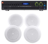 JBL VMA260 60w 8-Input Amplifier+(4) JBL 8" Speakers for Restaurant/Bar/Cafe