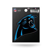Rico Industries NFL Carolina Panthers Die Cut Team Logo Short Sport Sticker