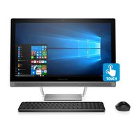 HP Pavilion All-in-One Computer, Intel i5-7400T, 8GB RAM, 1TB hard drive, Windows 10 (24-b230, Silver) (Renewed)