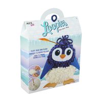 Alex Loopies Yarn and Plush Penguin Kids DIY Craft Kit
