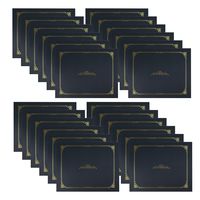 Fasmov 24 Pack Certificate Holder Diploma Cover Perfect for Award Recognition, Certificates, Documents and More - 11.2 x 9 Inches