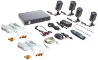 First Alert PRO-DC8410-600 Wired H.264 8-Channel 4-Camera Security System with 1TB DVR