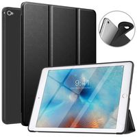 MoKo Case Fit iPad Air 2, Slim Smart Shell Stand Folio Case with Soft TPU Back Cover Compatible with Apple iPad Air 2 9.7", Auto Wake/Sleep - Black