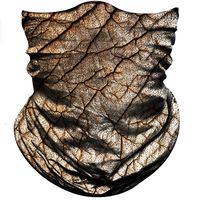 Obacle Seamless Bandana for Rave Face Mask Dust Wind UV Sun Protection Neck Gaiter Tube Mask for Women Men Festival Party Motorcycle Riding Fishing Hunting (Snake's Skin Printing Light Yellow)