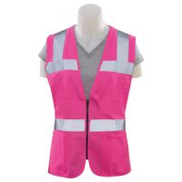 ERB 61913 S721 Non-ANSI Hi-Vizability Female Fitted Vest, Pink, 2X-Large