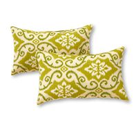 Greendale Home Fashions Rectangle Outdoor Accent Pillow (set of 2), Shoreham