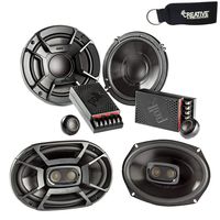 Polk Audio - A Pair of DB6502 6.5" Components and A Pair of DB692 6x9 Coax Speakers - Bundle Includes 2 Pair
