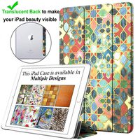 DuraSafe Cases for iPad Air 3 (3rd Gen) 10.5 Inch 2019 [ A2152 A2123 A2153 A2154 ] UltraSlim Cover with Auto Sleep/Wake - Damask Print