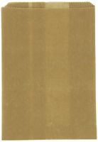 Impact 1101 Sanitary Napkin Waxed Bag, 9-1/2" Length x 7-1/2" Width x 3-1/4" Height, Brown (Case of 250)