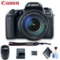 Canon 1892C002 EOS 77D DSLR Camera with 18-135mm USM Lens (International Model) Basic Bundle