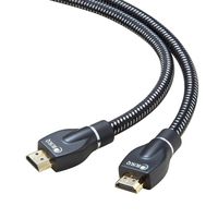 4K HDMI Cable,BUSUQ 2.0 HDMI Cable 100 ft/30.5m), Supports 2160p with Ethernet, CL3-1.3V-1.4V-2.0V 4K 3D and Audio Return with Black Nylon net with Black Cable