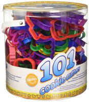 Wilton Cookie Cutters Set, 101-Piece - Alphabet, Numbers and Holiday Cookie Cutters