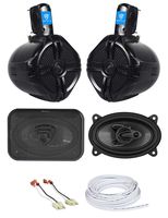 Overhead Soundbar Rollbar+Front Speaker Upgrade Kit For 87-95 JEEP WRANGLER YJ