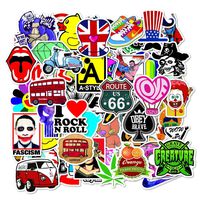 5 Series Stickers 100 pcs/Pack Stickers Variety Vinyl Car Sticker Motorcycle Bicycle Luggage Decal Graffiti Patches Skateboard Stickers for Laptop Stickers for Kid and Adult (Series D)