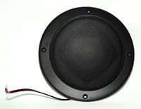 2 1/2" Home RV Black Satellite Speaker for Theater Systems - Ceiling Wall Mount