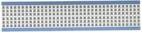 Brady WM-J1-PK Repositionable Vinyl Cloth (B-500), Black on White, Solid Letters & Numbers Wire Marker Card (25 Cards)