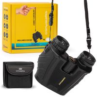 Lightweight and Compact Binoculars for Adults 10x25 - High Powered Bino Best for Bird Watching, Travel and Stargazing - Small and Water-Resistant