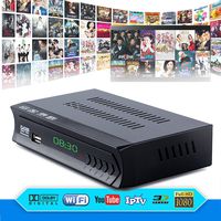 FidgetFidget DVB-S2 Digital Satellite + Wifi IPTV Combo AC3 Receiver Blind TV BOX IKS Youtube