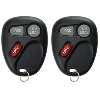 KeylessOption Keyless Entry Remote Control Car Key Fob Replacement for 15732803 (Pack of 2)